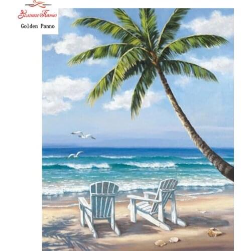 Golden Panno diamond painting Diamond embroidery full square 5d diy mosaic sale,landscape nature picture by rhinestones