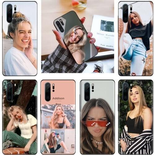 Addison Rae Star Sexy Girl Painted Phone Case For Huawei Y5 Y6 II Y7 Y9 PRIME 2018 2019 NOVA3E P20 PRO P10 Honor 10