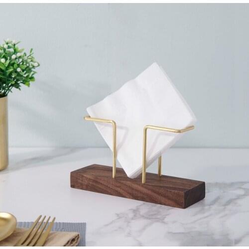 Wooden Tissue Holder Bathroom Multifunctional Storage Rack Restaurant Hotel Desktop Tissue Storage Decoration Home Decoration