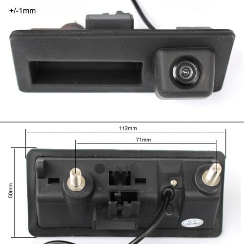 For Audi A4L A4 S4 S5 S3 A6L A6 Q3 Q5 A3 RS6 S6 S7 RS5 A5 A7 Car Rear View reverse Backup Parking Camera Trunk Handle HD