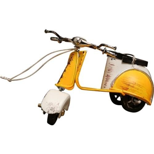 American Little Sheep Iron Motor Figurines Vintage Home Decor Motorcycle Roman Holiday Souvenirs Christmas Decoration