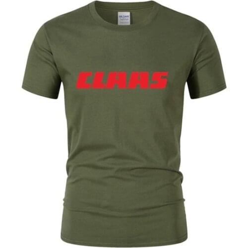 2021 Best Friend Claas TShirts Tractor Agriculture Logo Mens T-Shirt Man Women Cars TShirt O-Neck Men Car Short Sleeve T Shirt