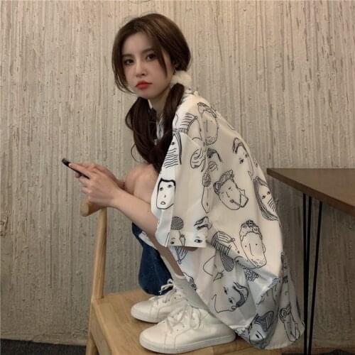 Блузки с принтом HUARENMEI China At AliExpress