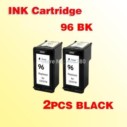 2pcs black ink cartridge compatible compatible for96 C8767WN compatible for 96 Officejet 6200/6205/6210/7210/7310/7410