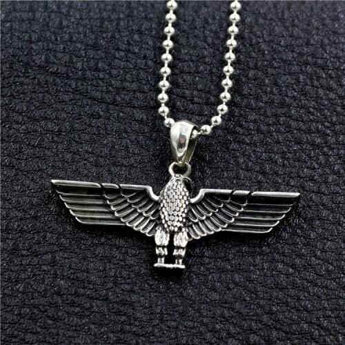 S925 sterling silver pendant for Boy Thai silver hipster male hip hop boy flying eagle pendant mans pendant