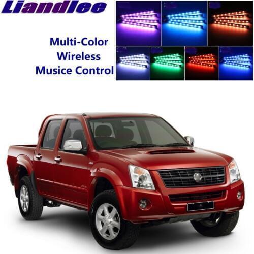 LiandLee Car Glow Interior Floor Decorative Atmosphere Seats Accent Ambient Neon light For Holden Rodeo
