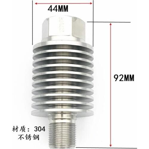 Pressure gauge pressure transmitter radiator 304 stainless steel M20 * 1.5