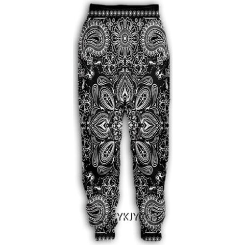 New Bandana Pattern 3D Print Causal Clothing Fashion Men Women Tracksuits Crewneck Hip Hop Pants Plus Size S-7XL streetwear men