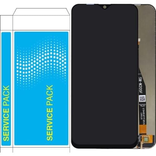 Original M205F LCD For Samsung Galaxy M20 2019 LCD With Frame SM-M205 M205F Touch Screen 6.3 Inch Super AMOLED LCD Parts