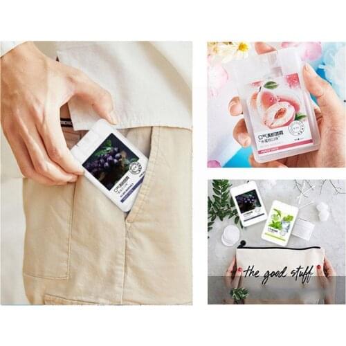 20ml Fruity Breath Refreshing Spray Ice Mint Blackcurrant Odor Peach Freshener Halitosis Mouth Treatment Care Oral Flavor L E8A2