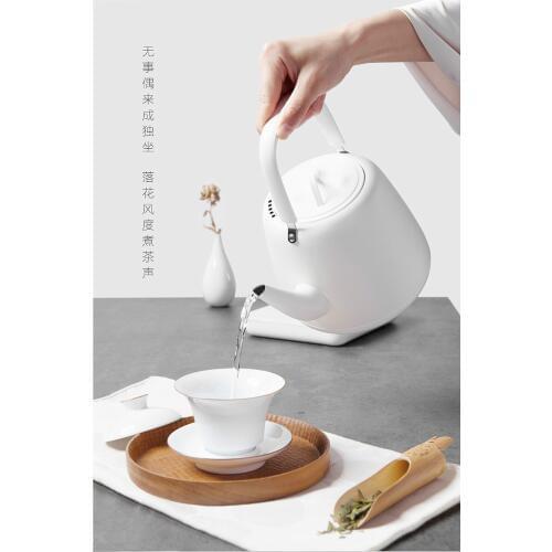 Sanded ceramic tea pot 304 thermal insulation electric kettle