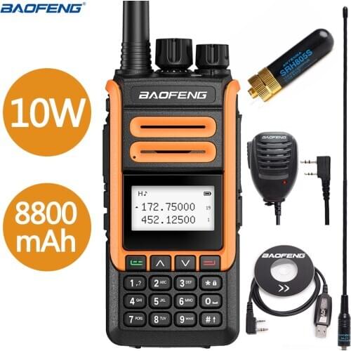 Baofeng UV-99 10W 8800mAh Walkie Talkie 10km Transreceiver 136-174/400-520MHz Ham Amateur Radio Upgrade UV-5R Two Way Radio