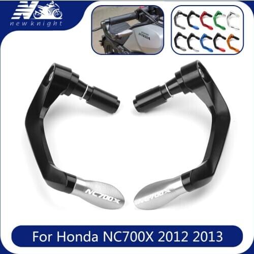 With Logo For Honda NC700X nc700x 2012 2013 Motorcycle 7/8"22mm Handlebar Grips Guard Brake Clutch Levers Guard Protector