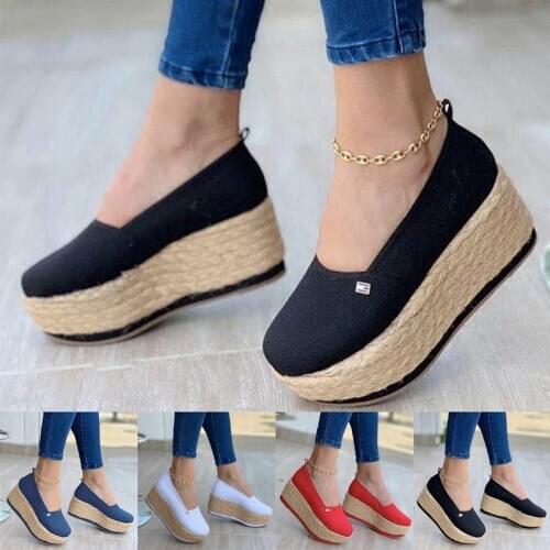 Women Flat Shoes Summer Vulcanized Shoes Solid Thick Bottom Womens Sandals Fashion Bow Casual Womens Shoes