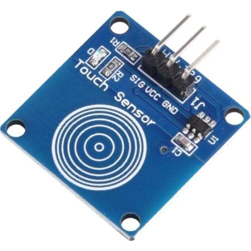 50pcs TTP223 Touch Key Switch Module Touching Button Self-Locking/No-Locking Capacitive Switches Single Channel Reconstruction