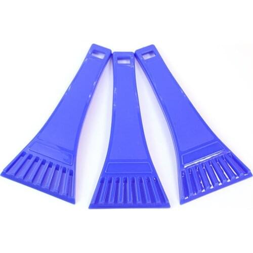 Ice Scraper, Plastic Grip, Auto Windows Snow Removal Tool Scratch Free - Windshield Ice Scraper Freezer Frost Shovel Ice Remover