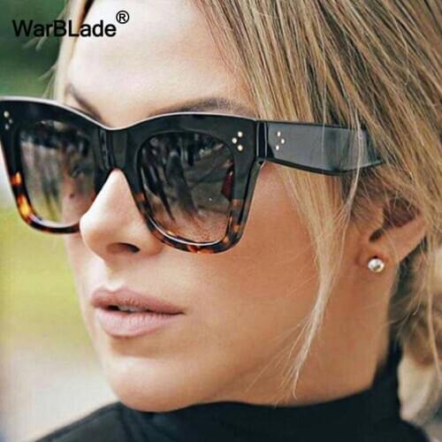WarBLade Luxury Rectangle Sunglasses Women Brand Design Retro Cat Eye Sun Glasses Fashion Female Eyewear UV400 Oculos De Sol