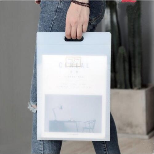 Portable Simple A4 Document Bag Waterproof File Folder Examination Paper Organizer Case Expanding Files Office Stationery