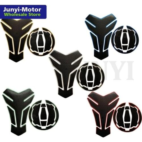 Motorcycle Decoration Fuel Tank Pad Decals Gas Cap Cover Stickers For Kawasaki Z650 Z900 Versys X300