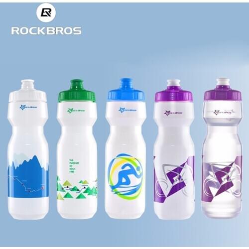 ROCKBROS 750 ml Bicycle Water Bottle Portable Bike Flask Water Multiple Applications Sports Bottle for Cycling Running Hiking