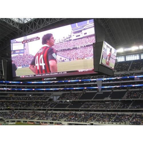 Waterproof big advertising billboard P10 rgb LED Display 640X640mm Die cast aluminum cabinet for stadium LED display TV screen