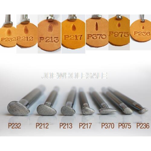 Japanese leather tool, craft Printing Tools P370/P232/P212/P213/P217/P975/P236 ,leather metal stamp