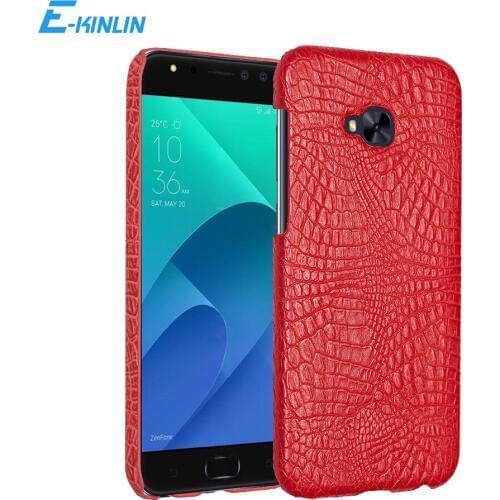 Crocodile Snake Leather Back Cover For ASUS ZenFone 4 ZE554KL Selfie Max Pro Plus ZC554KL ZC520KL ZD552KL ZD553KL Phone Case