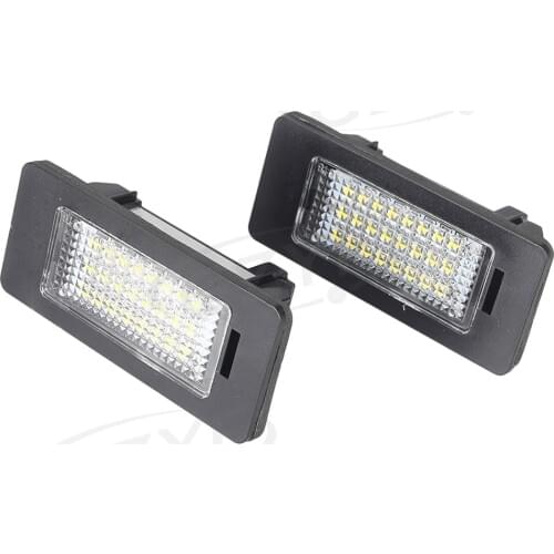 2Pcs Car LED License Plate Lights Lamp for BMW F30 F10 E82 E88 E90 E92 E93 E60 E61 E39 F25 E71 E70 X3 X5 X6 1 3 5 6 Series