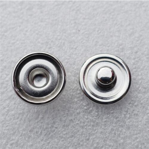 200pcs/lot Copper Small 12mm Snap Button Base Interchangeable Jewelry DIY Findings