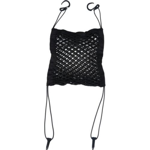 3-Layer Car Mesh Organizer, Car Dog Barrier, Auto Seat Net Organizer, Universal Car Seat Storage Mesh Net Hook Pouch Holder