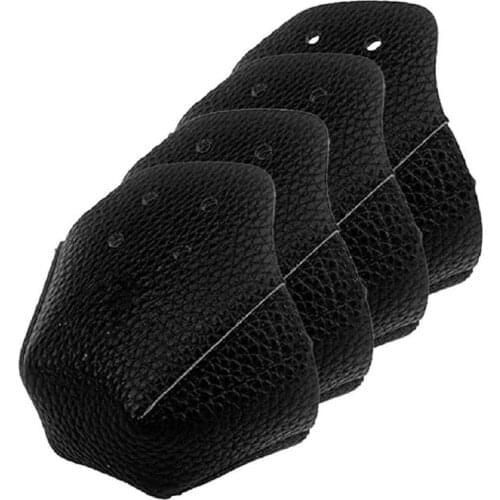 4 Pcs Toe Cap Guards Protectors Toe Caps Artificial Leather Roller Skate Cap Protectors for Quad Roller Skate
