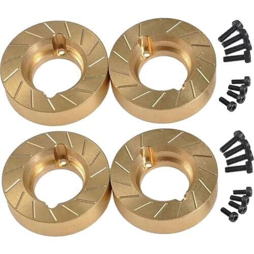 4x Heavy Duty Brass Wheel Steering Knuckle for 1/10 RC Crawler SCX10II 90046