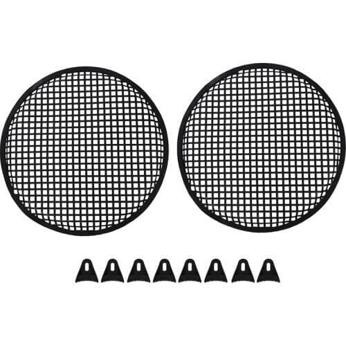 Car Audio Speaker SubWoofer Grille Guard Protector Cover 12 inch 2pcs