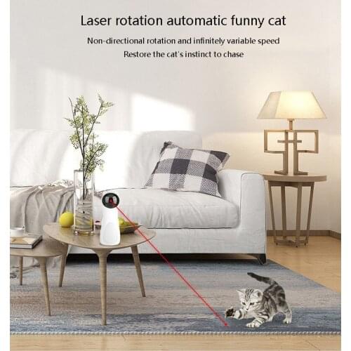 Silent Automatic Laser Cat Toy Led Red Laser Cat Toy