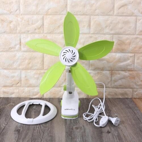 220V 12.60inch Mute Electric Clip on Fan Table Desk Fan for Office Bedroom Bed Dining Room Dormitory not support AC 110V