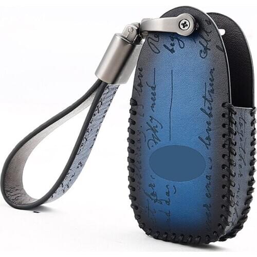 Genuine leather car key cover Key case key bag fob For Legacy Subaru XV Forester Outback Subaru BRZ Crosstrek car styling