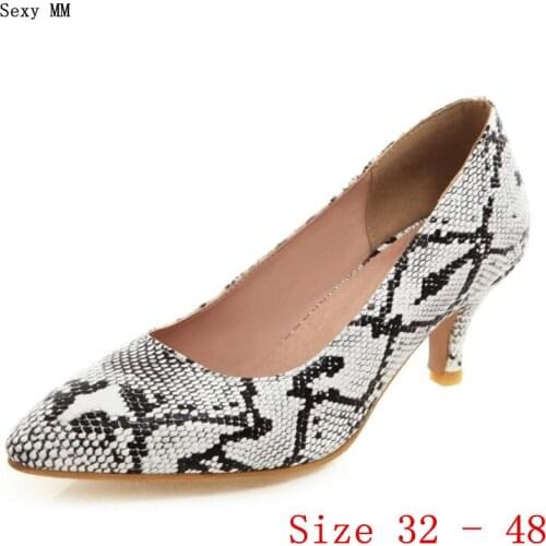 Women High Heels Pumps High Heel Shoes Stiletto Woman Shoes Kitten Heels Small Plus Size 32 33 - 40 41 42 43 44 45 46 47 48