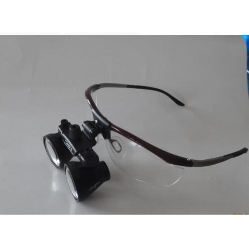 TAOS 2.5X surgical magnifying lens medical dental loupe metal frame optical nearsighted glass dentist surgical magnier