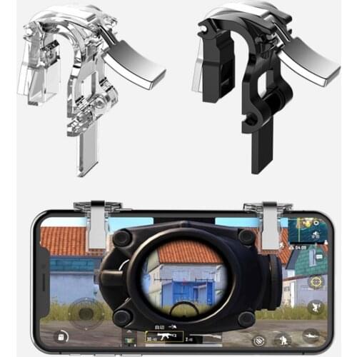 L1 R1 PUBG Mobile Trigger Controller For iPhone Android L1R1 Shoot Fire Button Game Joystick Gamepad Aim Key Smartphone Phone
