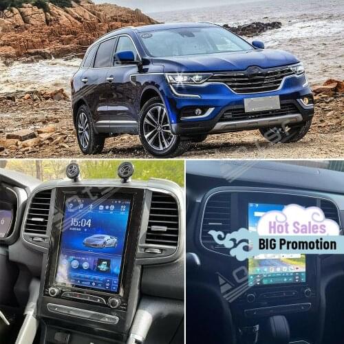 128G Carplay Tesla Screen Multimedia Auto Stereo Android Player For Renault Koleos 2016 2017 2018 2019 GPS Navi Radio Head Unit