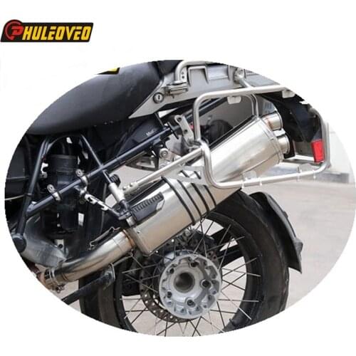 Handmade 2005-2007 R1200GS ADV Exhaust Muffler Link Pipe Stainless Steel Motorcycle Muffler Exhaust Escape Mid Pipe for R1200GS
