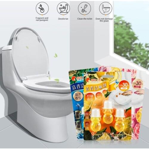 New Toilet Cleaning Gel Toilet Deodorant Air Freshener Needle Cleaner Fresh Gel Detergent Flower Household Aromatic Cleaning