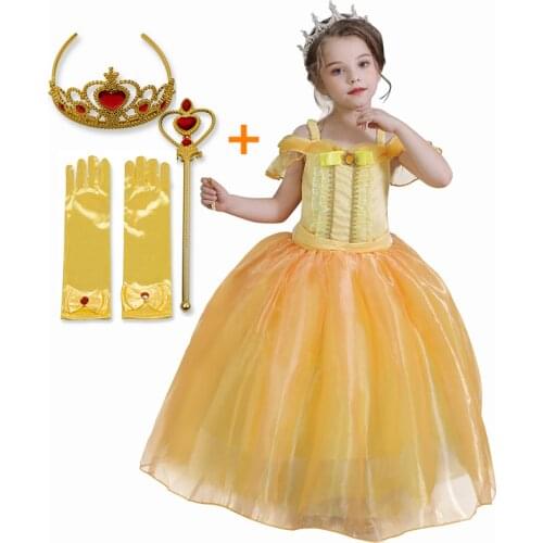 Little Girl Cosplay Princess Dress Beauty Princess Dress Kids Dress up Party Halloween Birthday Drama Photograph Costume
