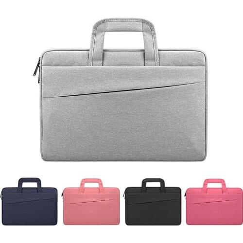 Laptop Handbag Notebook Briefcase for Macbook Air Pro Waterproof Laptop Sleeve Bag Carry Bag Business Bag for HP DELL Xiaomi