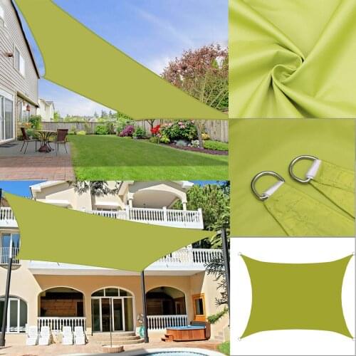 Shade Sail Waterproof Waterproof Polyester Awning Outdoor Sun Shelter Garden Camping Gazebo For Garden Outdoor Tent Party
