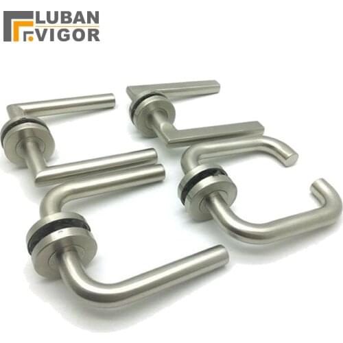 High quality, 304 stainless steel Split door lock handle,Fire door handle,Brushed surface,Multiple appearances