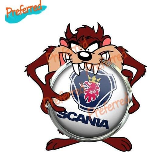High Quality SCANIA Taz Lovely Decal Motocross Racing Laptop Helmet Trunk Wall Vinyl Car Sticker Die Cutting