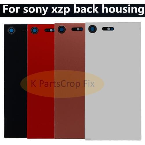 Back Cover For Sony Xperia XZ Premium Glass Rear Back Battery Cover Door Housing Case Replacement Parts XZP Cover
