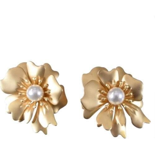 Boho Cute Flower Earrings for Women Korean Jewelry Kids Girls Gifts Fashion Stud Earring Boucles D'oreilles Aretes De Mujer 2020