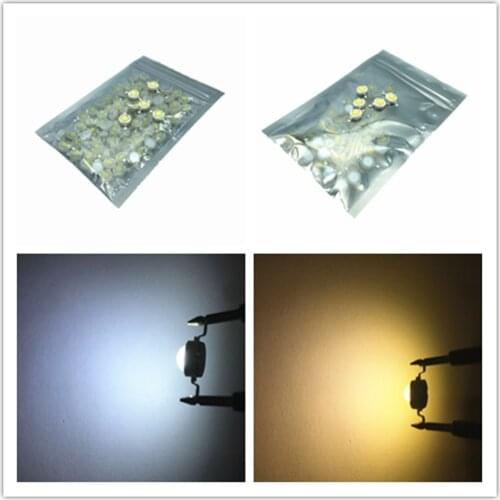 10-1000Pcs LED COB Lamp Chip 1W 3W 3.2-3.6V White Warm white LED Bulb Diode SMD For DIY LED Floodlight Spotlight Downlight